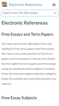 Mobile Screenshot of electronicreferences.com